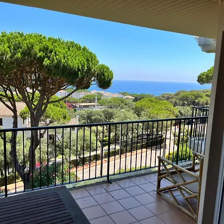 Apartment Vistas Mediterrani, Maravillosas Vistas En Amplio Con Terraza, Y Piscina En Zona De Jardin Calella De Palafrugell