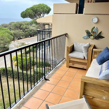 Vistas Mediterrani, Maravillosas Vistas En Amplio Con Terraza, Y Piscina En Zona De Jardin Apartment Calella De Palafrugell
